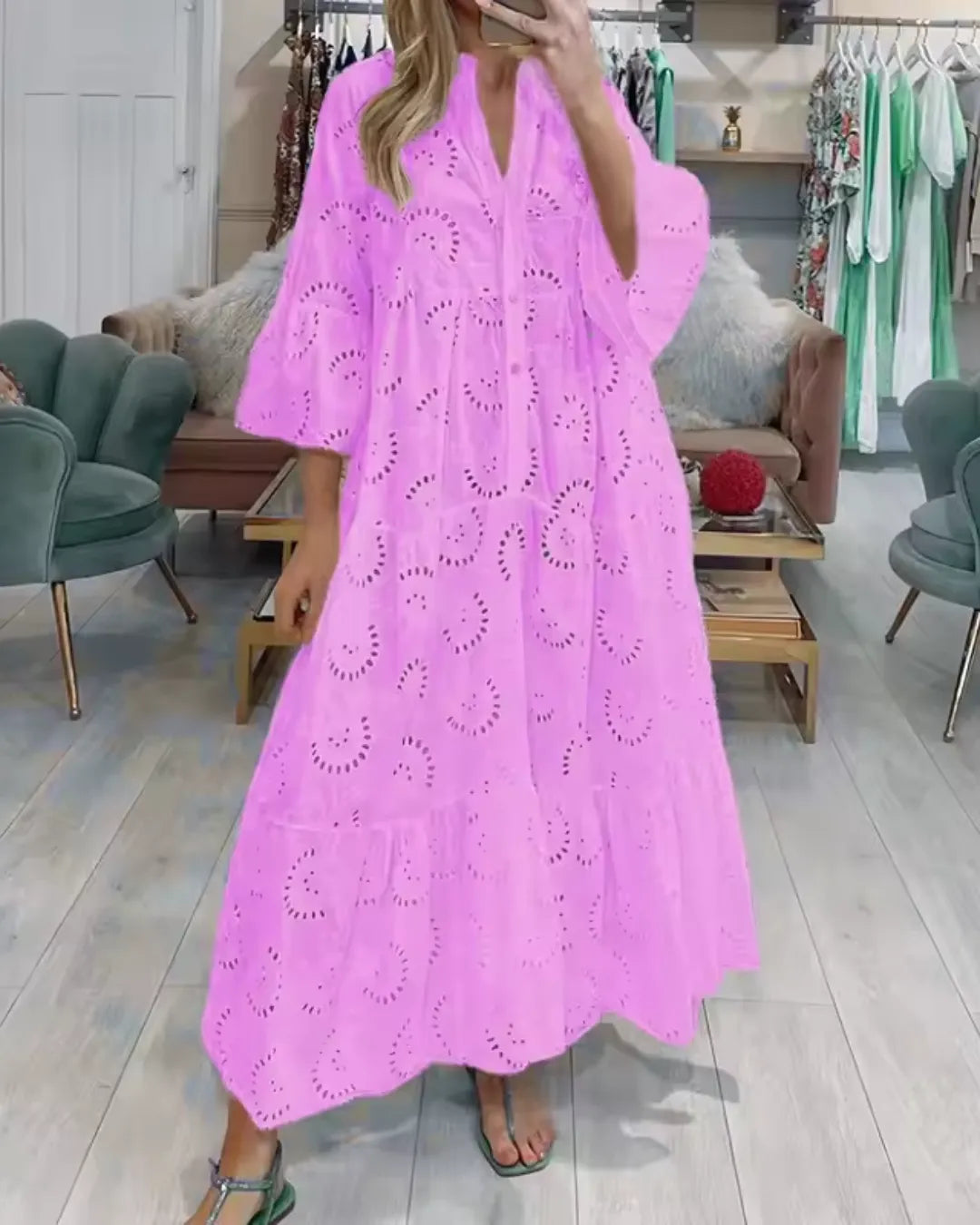 Vestido Bordado Esther