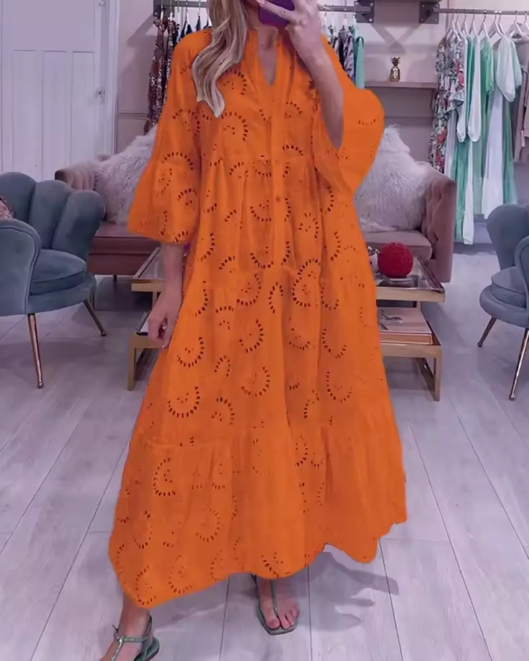 Vestido Bordado Esther