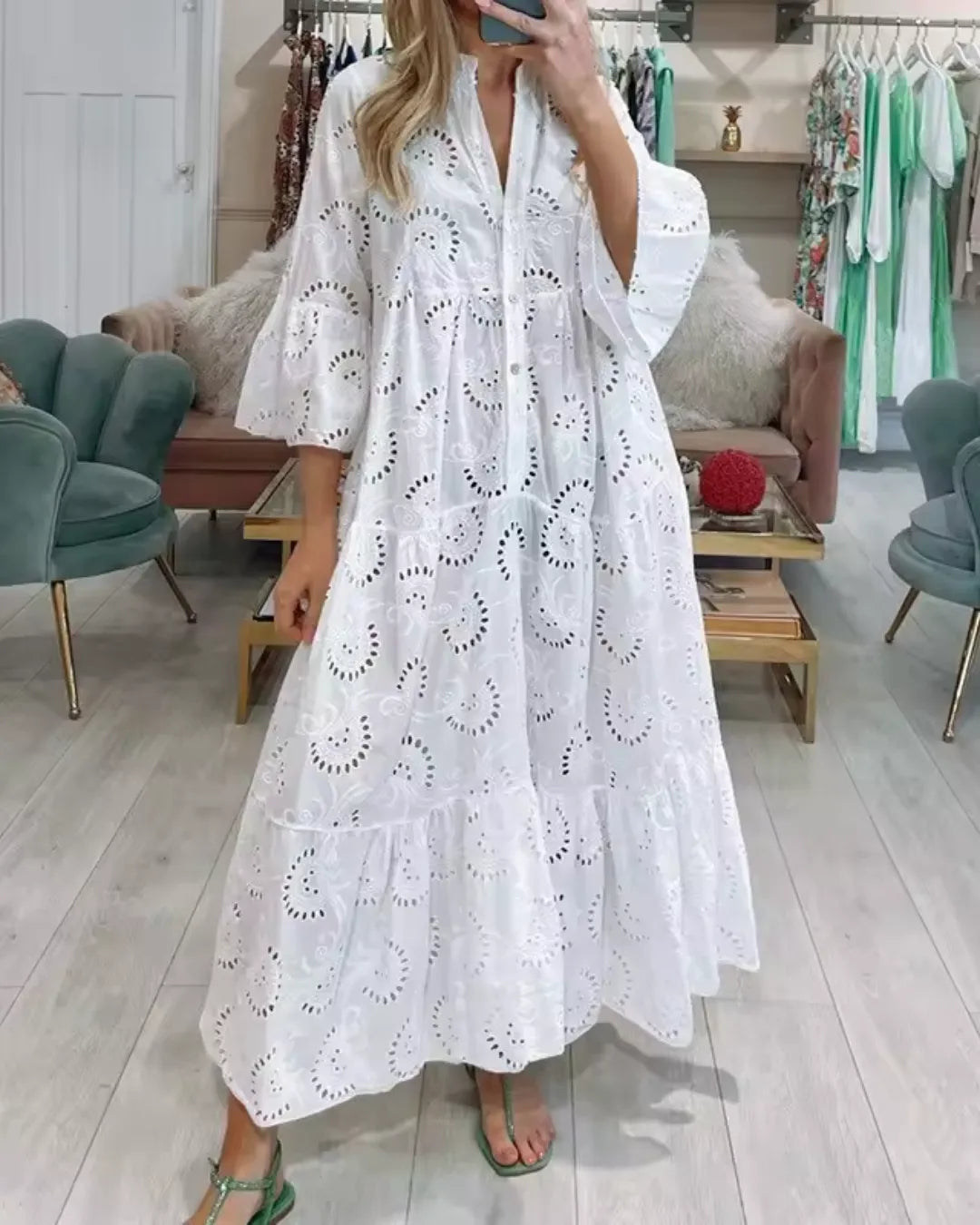 Vestido Bordado Esther